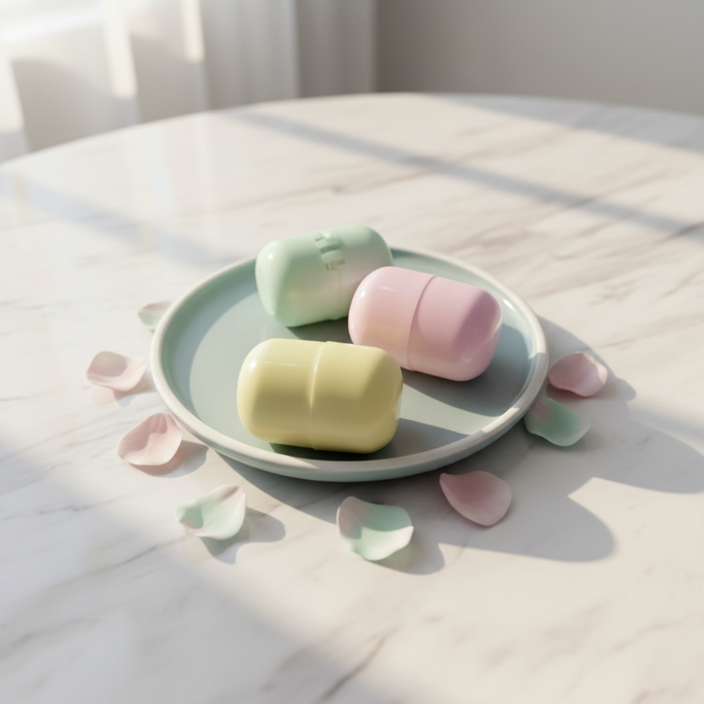 TROIS Capsules Macarons + CADEAU